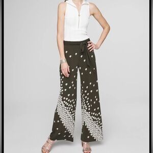 White House Black Market Matte Jersey Wide Leg Pants Women’s size M